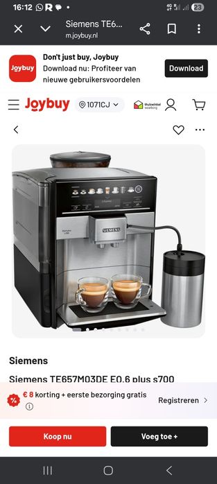 Oferta aparate cafea sh
