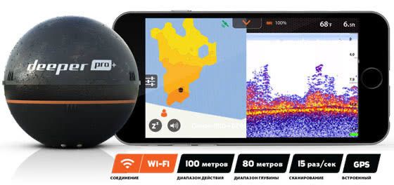 Эхолот deeper smart pro+ в аренду