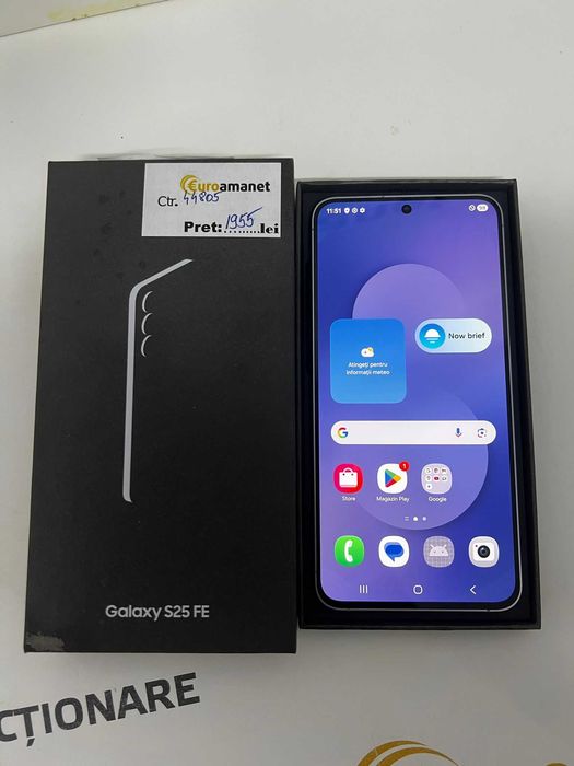 Telefon Samsung Galaxy S25 FE, Dual SIM, 8GB RAM, 128GB -I-