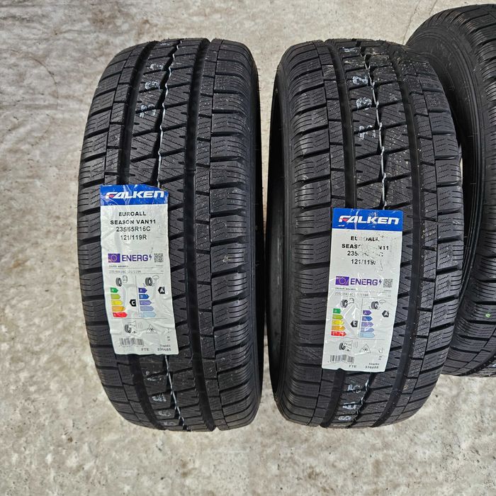 4 Нови бусови всесезонни гуми 235/65R16C Falken EuroAllSeason VAN11 121R DOT3025