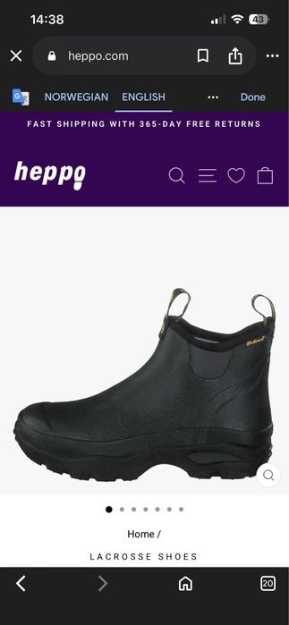 Cizme lacross cauciuc neopren 36-37