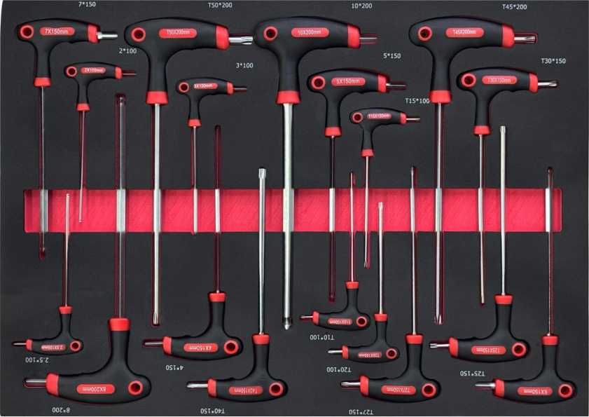 Шкаф (количка) оборудвана с 258 бр. инструменти