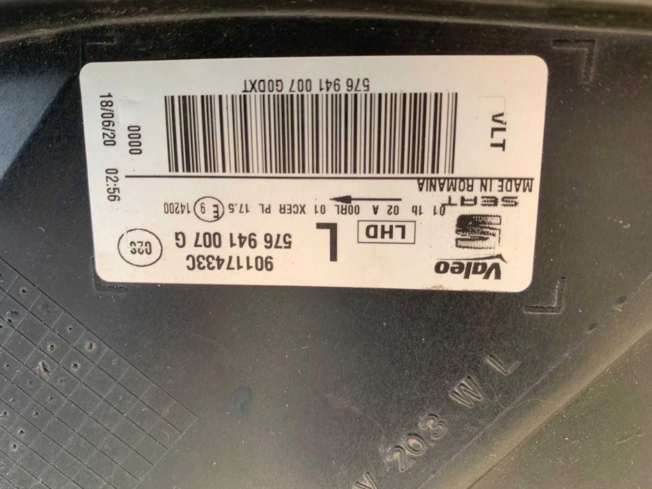 Far stg Seat Ateca ful LED 576941007G 2016-