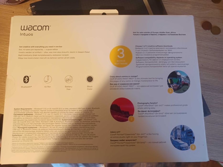 Wacom Intuos Medium Bluetooth Black