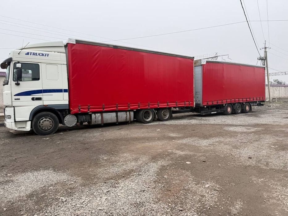 DAF XF95.430 ПАРАВОЗ + SCHWARZMULLER прицеп Сотилади