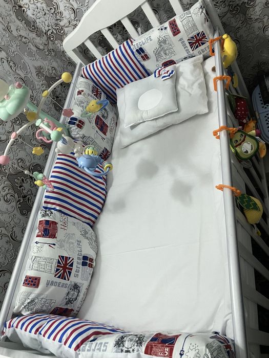 Бортики для детской кроватки