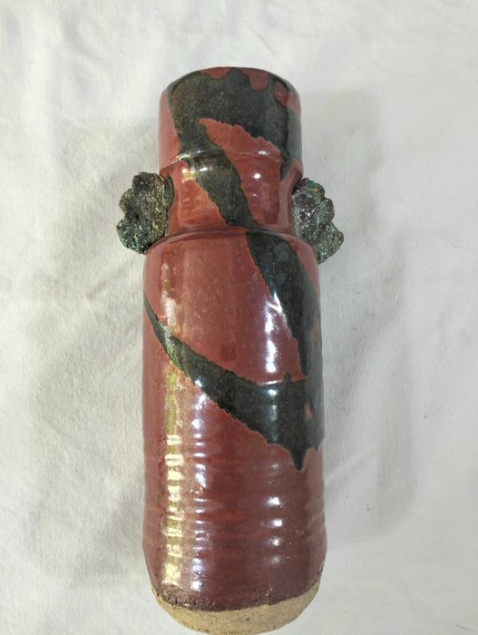 Vază Ceramică de Atelier (Studio Pottery) – Unicat, Design Brutalist / Wabi-Sabi
