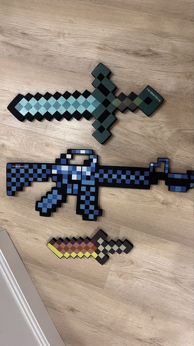 Майнкрафт игрушки мягкие 3 шт