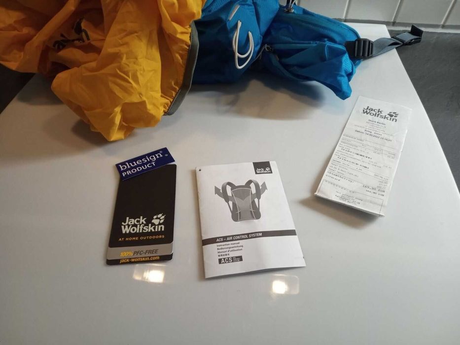 Туристическа раница Deuter Transalpine Futura Bike Jack Wolfskin