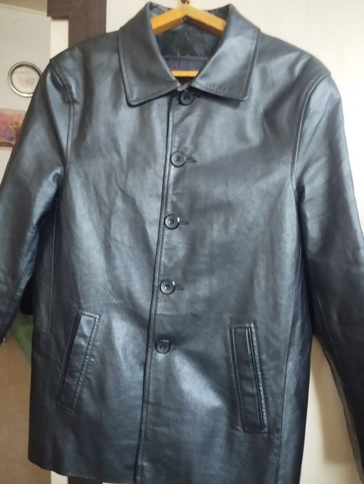 Мужской кожаный пиджак размер 48цена4т пальто женское размер 54цена200