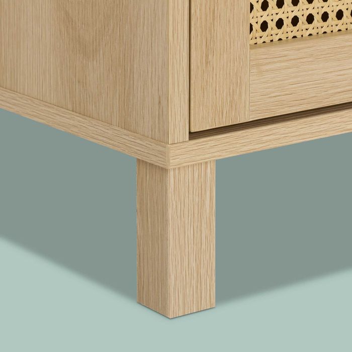 Шкаф за телевизор с 2 врати и рафтове за съхранение Relaxdays