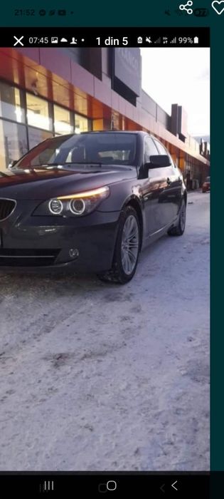 Bmw seria 5 an 2008 m47,210 000 km