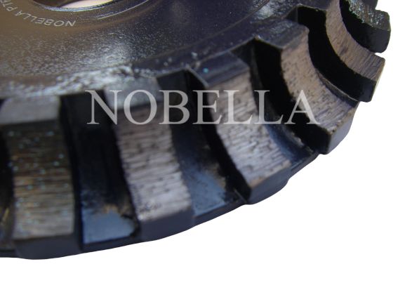 Диамантена фреза за R-профил Ø125 - R10 за ъглошлайф