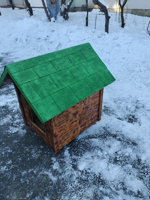 Vind cușcă cîine mare interior OSB exterior scîndură