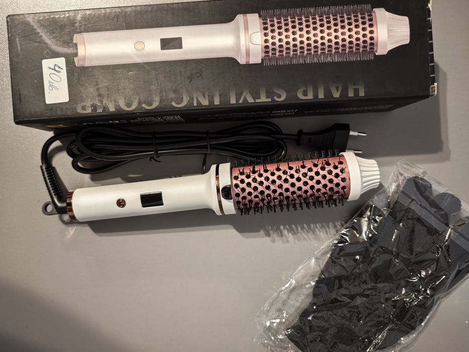 електрическа нагряваща четка за оформяне и заглаждане на коса