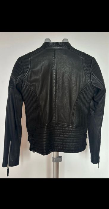 Geacă biker piele naturală MDK Copenhagen noua cu etichetă marimea 36