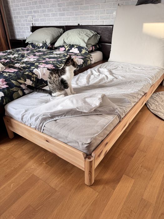 Pat 1 persoana Utaker cu saltea Ikea
