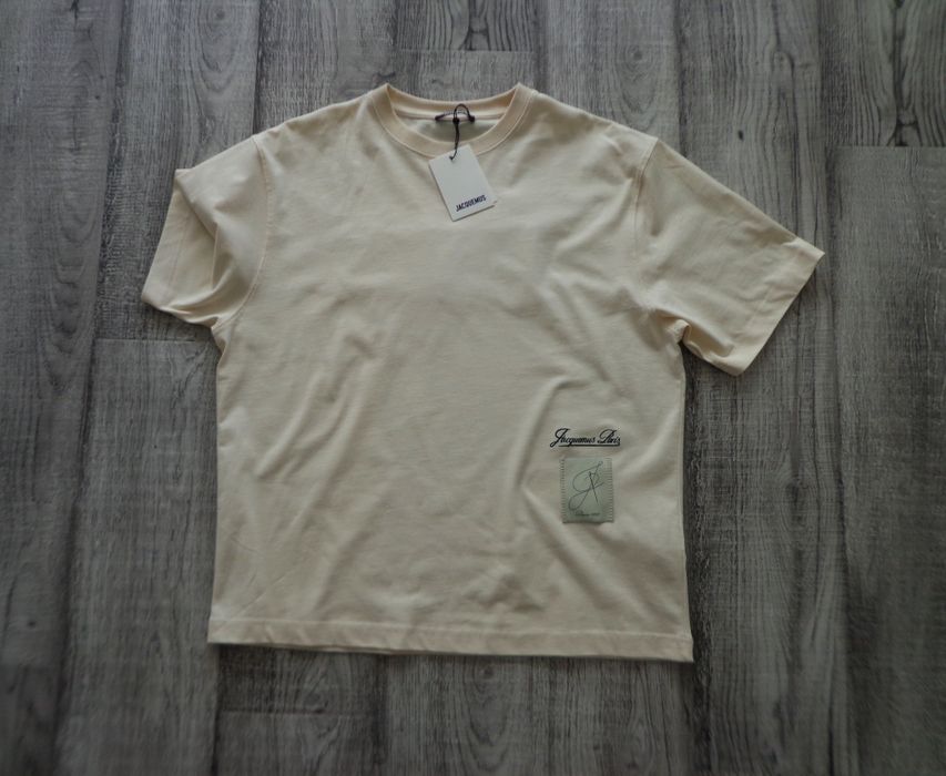 Мъжка тениска T-shirt Montaigne patch beige Jacquemus