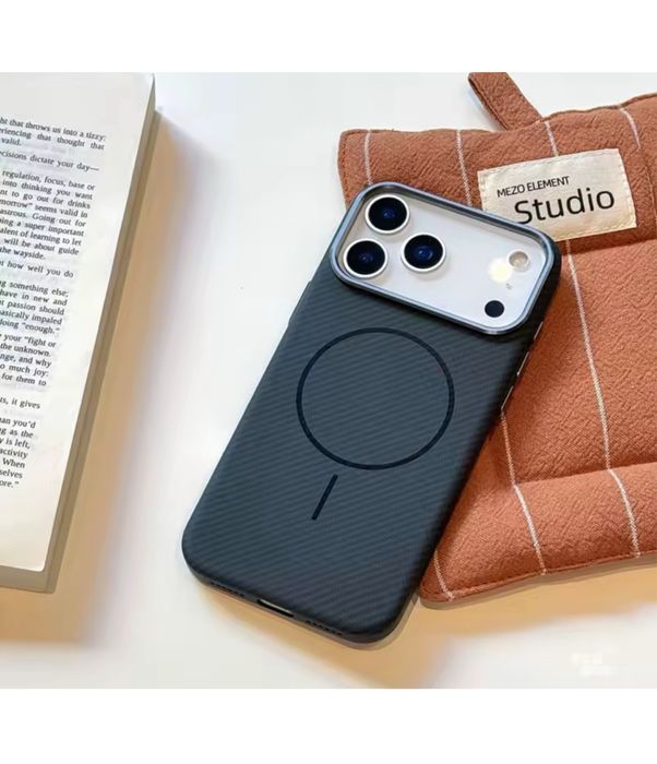 Iphone 17 PRO MAX AIR - Husa Ultra Slim Plastic Insertie Carbon