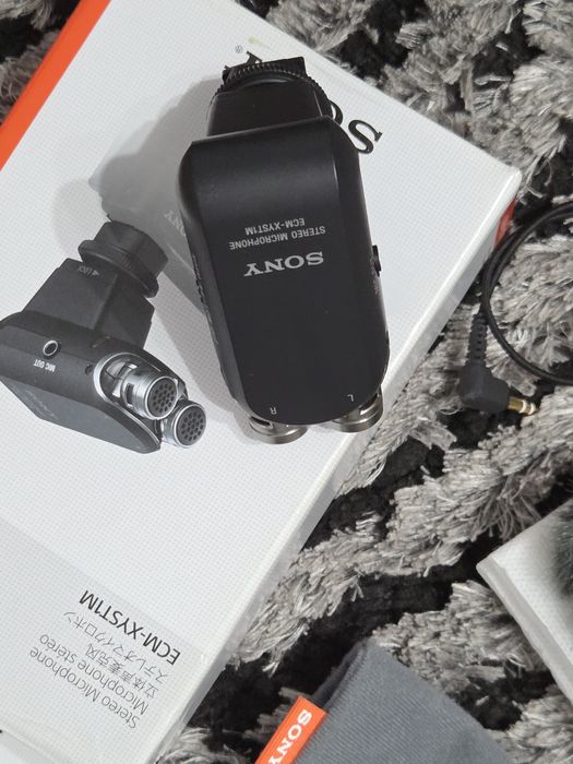 Microfon Stereo SONY ECM XYST1M, ca nou.