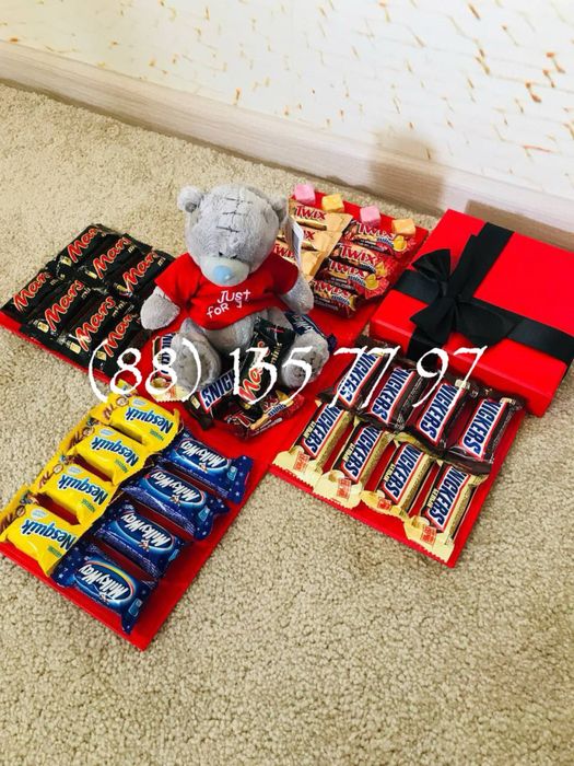 Шокобоксы подарочные коробки с шоколадами