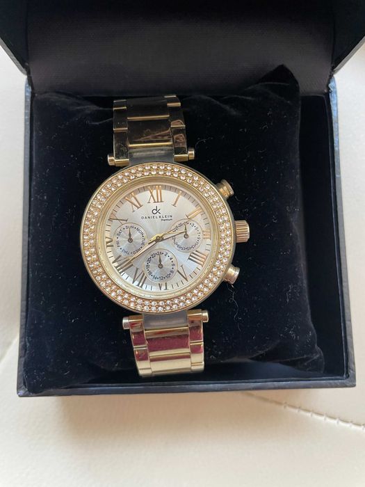 Ceas mana Daniel Klein unisex wateresistant 44mm analog bratara ca NOU