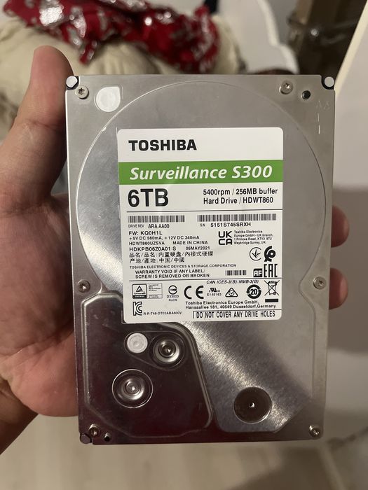 Жесткий диск на 6 терабайт