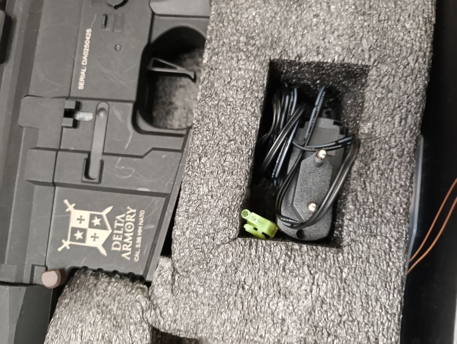 Еърсофт пушка delta armory m-lok със зарядно и батерия