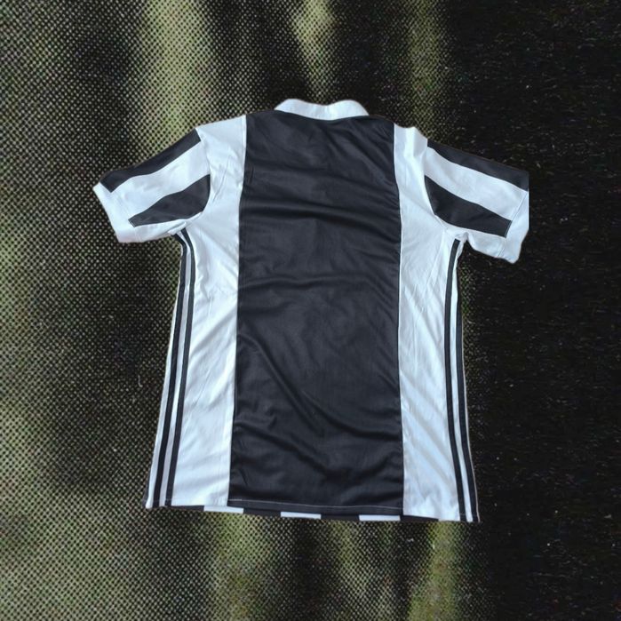 Juventus 2017-2018 Home Kit Adidas Футболна Тениска С Яка