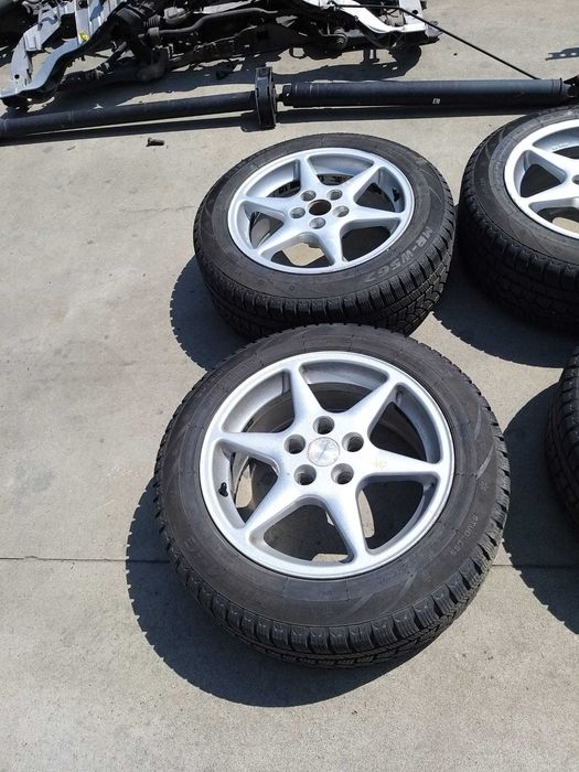 Set jante aliaj cu anvelope m+s r16 mazda 5 cr 2010