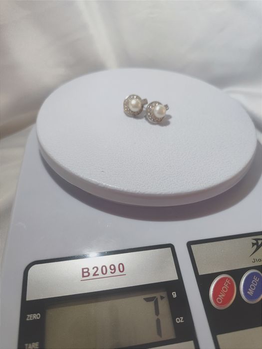 Комплект с жемчугом (серебро)