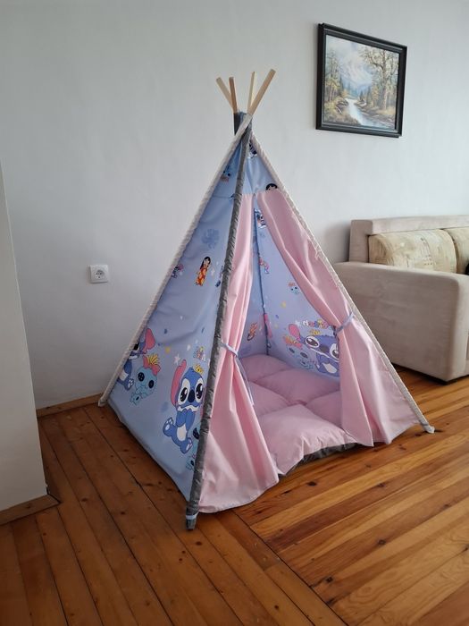 Нови палатки Типи за деца Стич