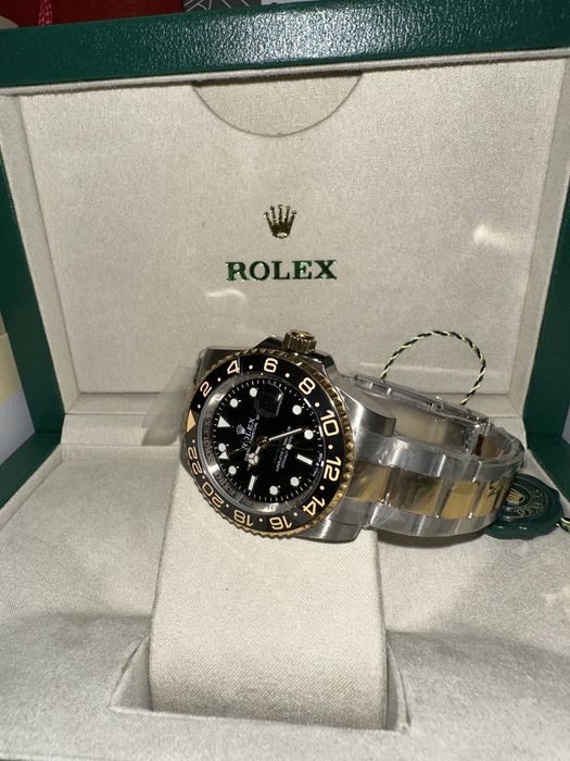 Ceas Rolex GMT-MASTER II/Semigold/Black Dial