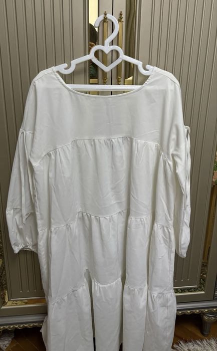 Новое белое платье