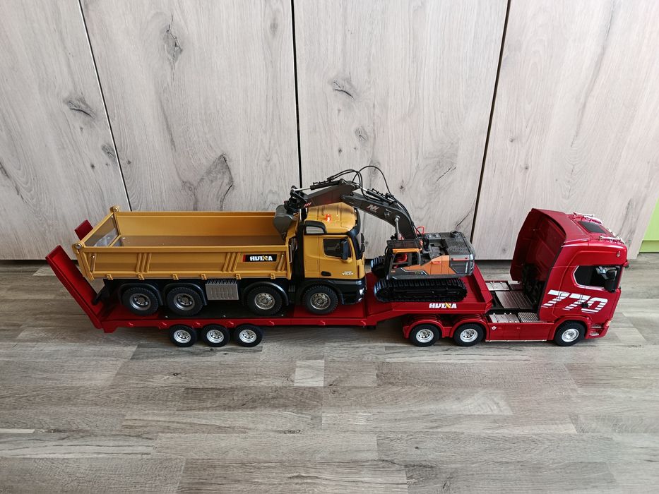 RC Реплика на Самосвал Mercedes-Benz Actros 8x4 – Мащаб 1:14 (Метал и ABS)