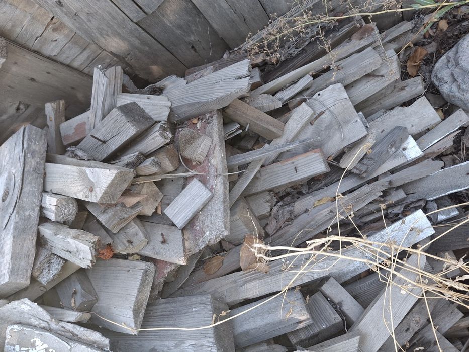 Дрова в мешках для шашлыка и бани