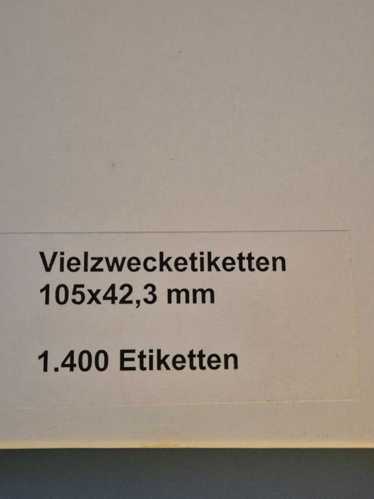 1400 Etichete Autocolante A4, Avery Zweckform, Germania, 100 coli
