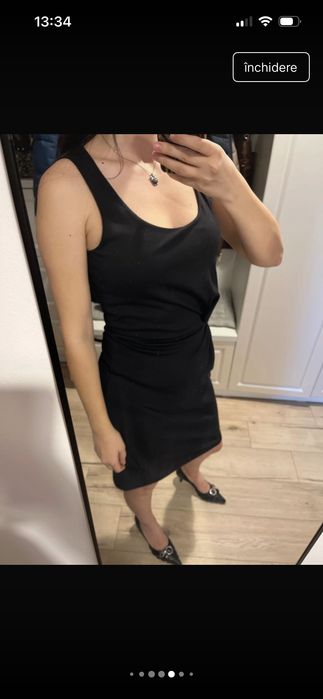 Tom tailor Rochie black dress