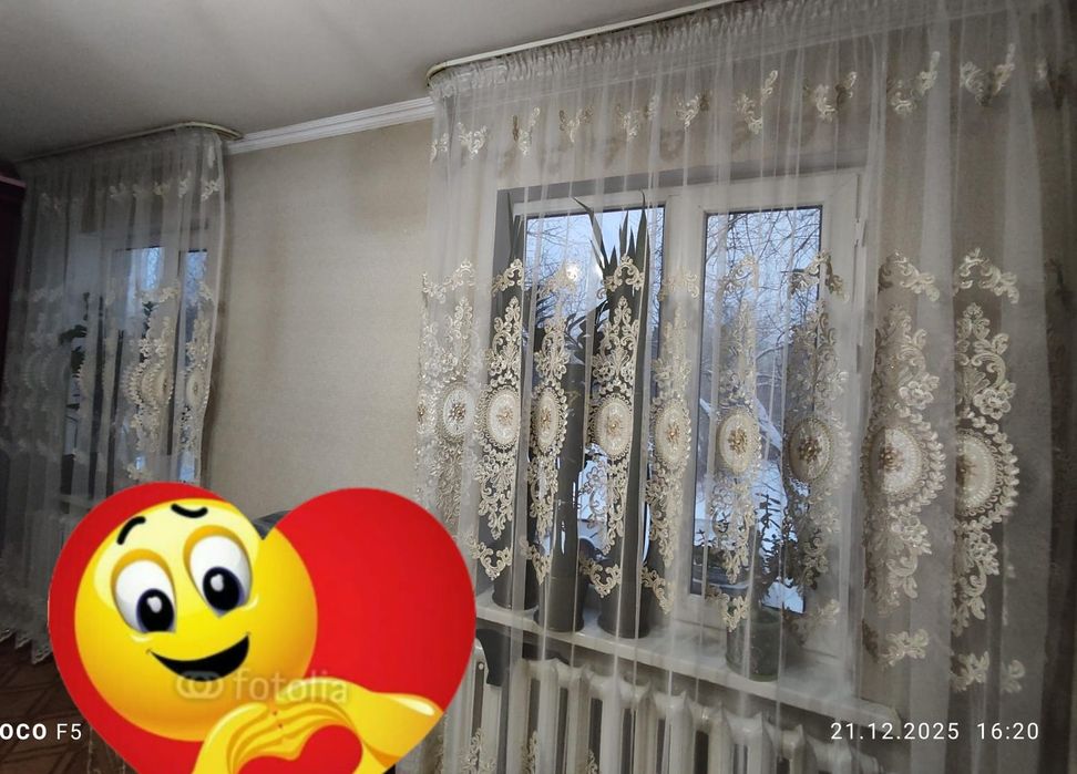 Готовые тюли 2 шт.