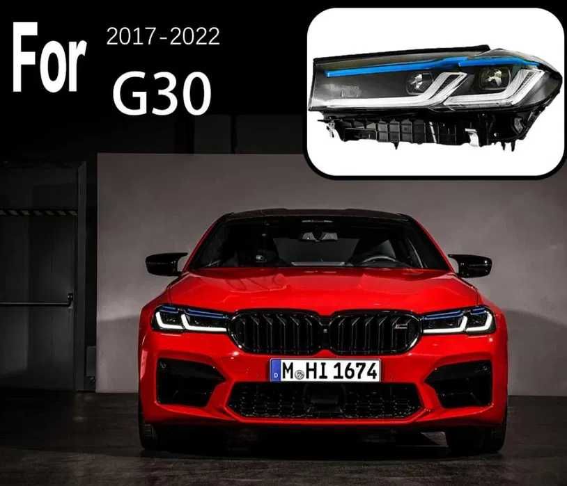 LED Фарове за BMW G30 G31 5 Серия (2017–2022) – Ляв + Десен LCI дизайн