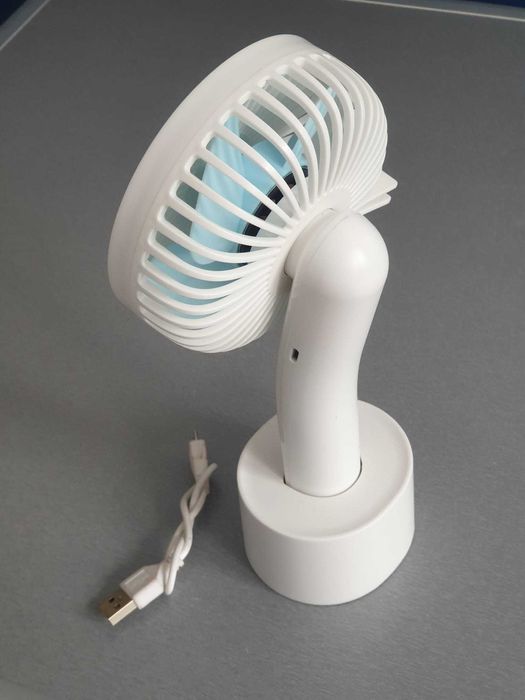 Mini ventilator portabil cu acumulator Li-Ion puternic si silentios