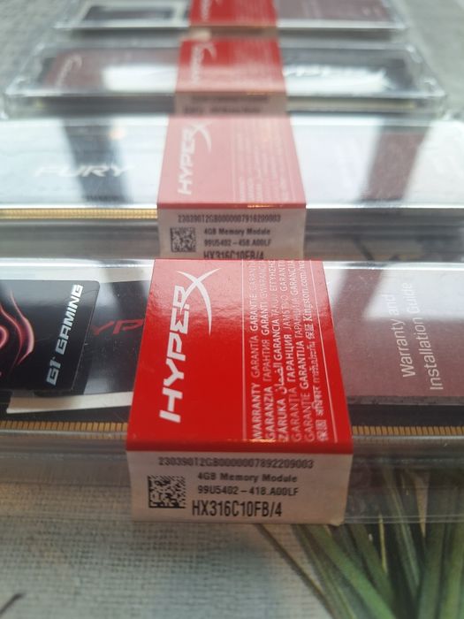 рам памет Kingston HyperX Fury 4x4GB 1600MHz