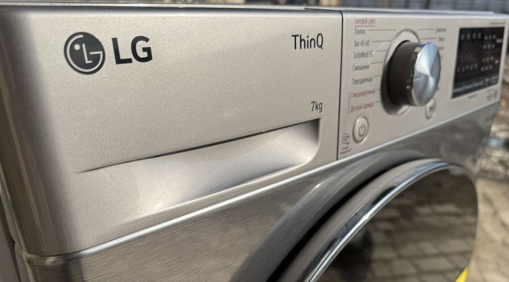 Стиральная машина LG 7 кг F2V5HS2S AI DD Steam Wi-Fi TurboWash 59