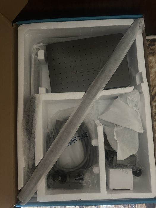 Тъмен инокс душ система с чучур черен за баня с ч