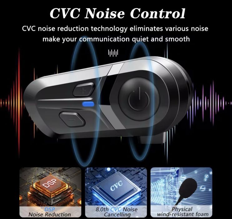 Intercom bluetooth casca moto