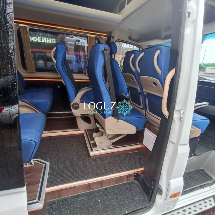 Услуги микроавтобуса Бизнес класса Поездки Амирсай Бочка Чимган Чарвак