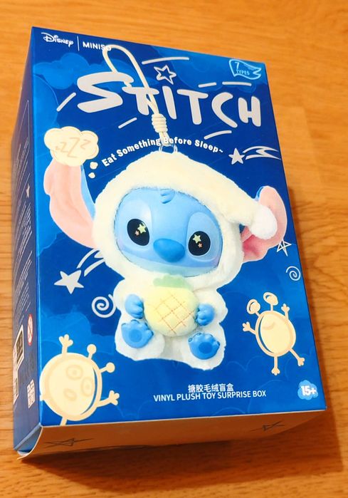 Papusa Labubu Stitch, noua sigilata in cutie.