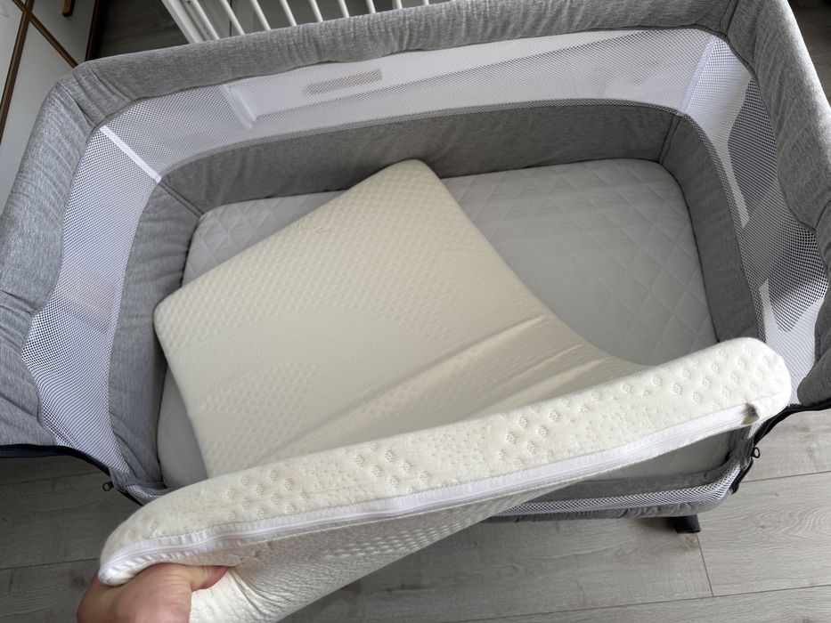 Детска/бебешка кошара/ легло next to me люлка + матрак lionelo leonie