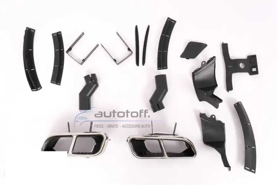 Pachet exterior compatibil cu Mercedes C-Class W204 (2007-2015) Conversie la W205 C63 Design