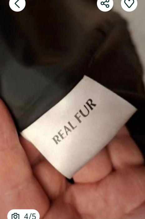 Haina de nurca cu vulpe neagra